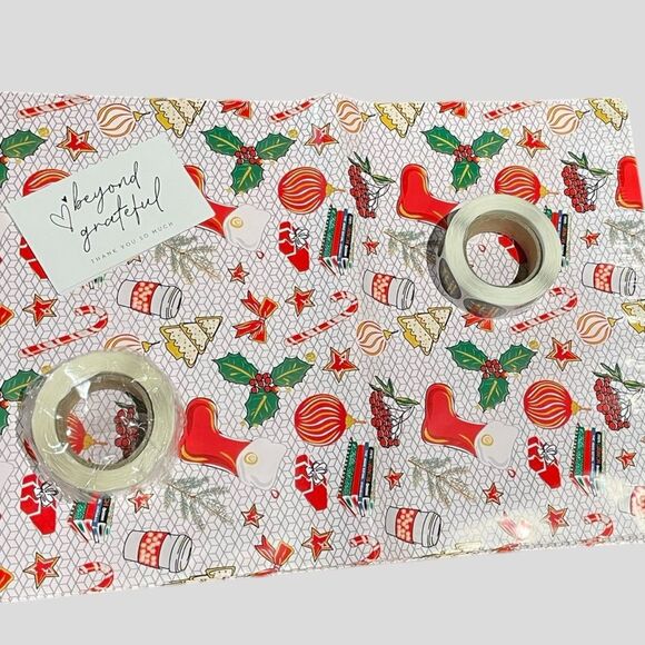 Shipping Bundle Christmas 1060 Piece Polymailer Stickers Mailer Floral #19 - Picture 1 of 4